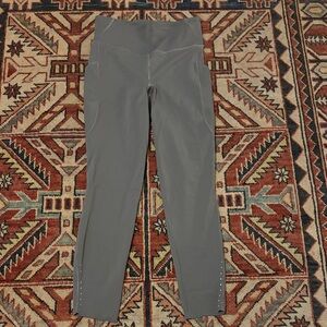 Lululemon Fast & Free High-Rise Running Tights Leggings in Onyx Gray Size 6